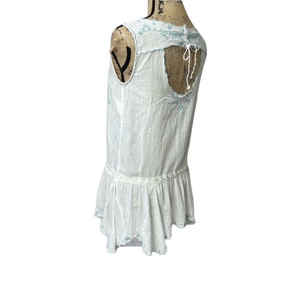 Free People Semi Sheer Floral Embroidered Baby Doll Tunic - Picture 6 of 11